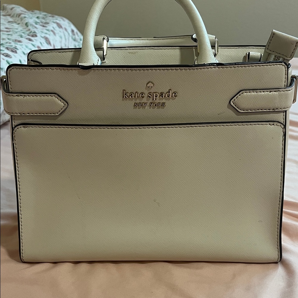 Kate Spade Ivory Tote Bag